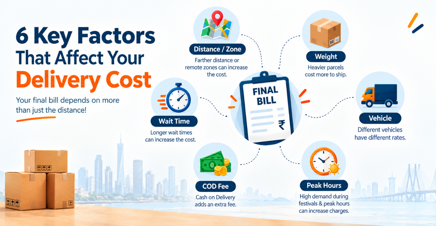 Mumbai Courier Delivery Zones and Timing Differences